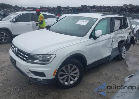 2018 Volkswagen Tiguan 2.0T S из США, поврежденный, VIN 3VV1B7AX1JM032250